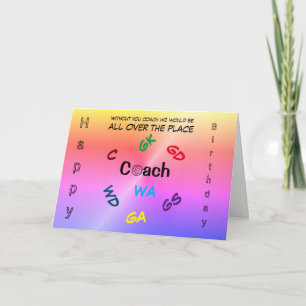 Netball-Trainer Geburtstag Karte