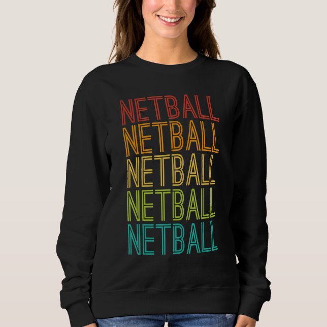 Netball Vintag Sweatshirt (Vorderseite)