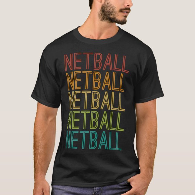 Netball Vintag T-Shirt (Vorderseite)