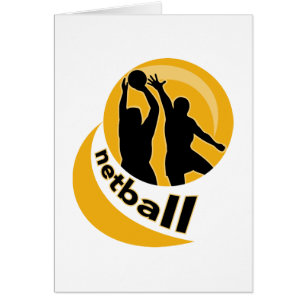 Netballspielerschießen, das den Schuss blockiert