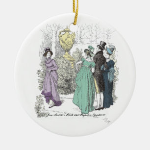 Netherfeld-Pfad - Jane Austen Pride & Prejudice Keramik Ornament