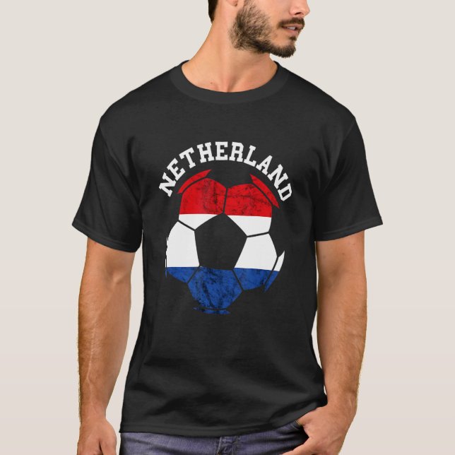 Netherlands Dutch Soccer Holland Nederland Dutch P T-Shirt (Vorderseite)
