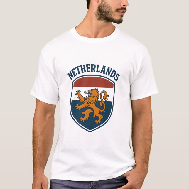 Netherlands Flag Dutch T-Shirt (Vorderseite)