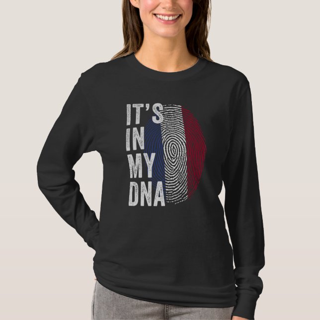 Netherlands It's In My DNA Dutch Fingerprint Holla T-Shirt (Vorderseite)