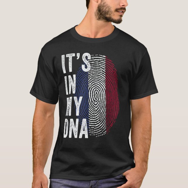 Netherlands It's In My DNA Dutch Fingerprint Holla T-Shirt (Vorderseite)