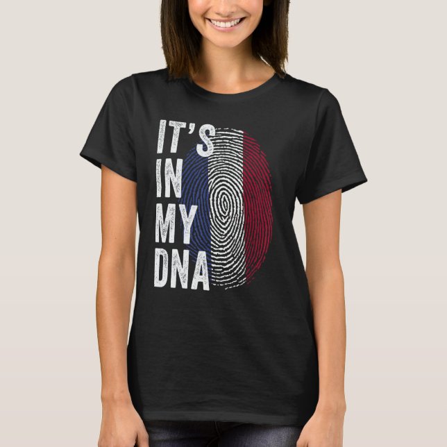 Netherlands It's In My DNA Dutch Fingerprint Holla T-Shirt (Vorderseite)