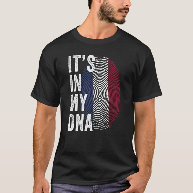 Netherlands It's In My DNA Dutch Fingerprint Holla T-Shirt (Vorderseite)