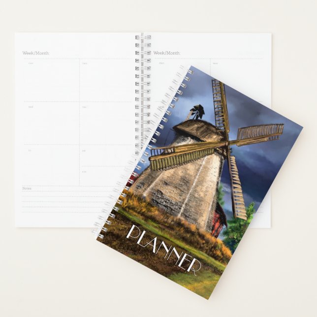 Netherlands Windmill Landscape Plan Planer (Anzeige)