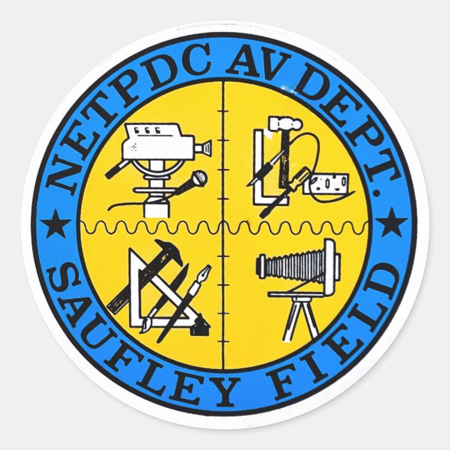 NETPDC AV DEPT SAUFLEY FELD STICKER (Vorderseite)