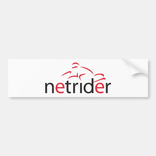 Netrider Logo Autoaufkleber (Vorne)