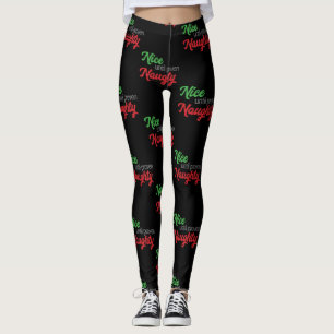 Nett bis nachgewiesene freche Leggings (Schwarzes)