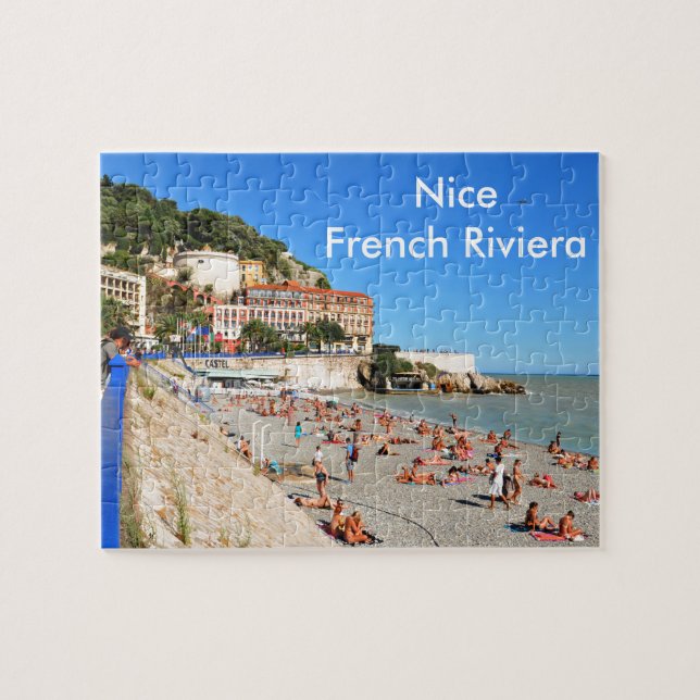 Nett. Französisches Riviera Puzzle (Horizontal)