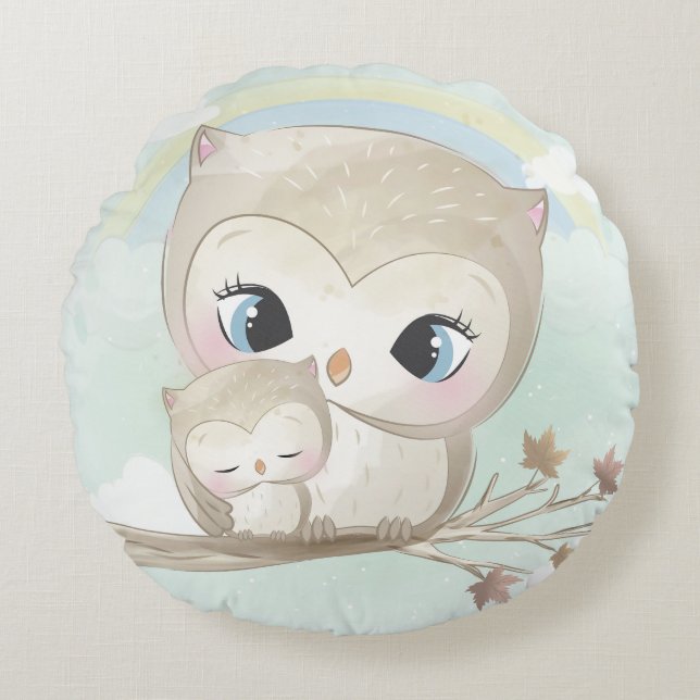 nett rundes kissen (Vorderseite)