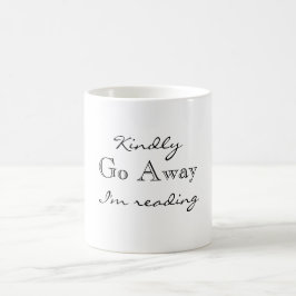 Nett weg gehe ich lese Kaffee-Tasse Kaffeetasse
