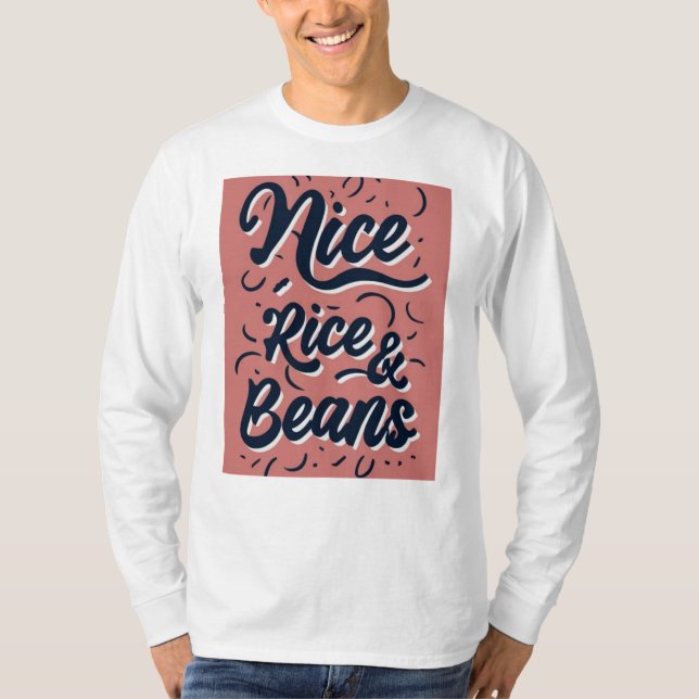 nett wie Reisbohnen T-Shirt (Vorderseite)