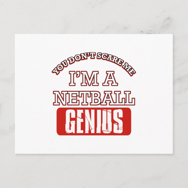 Nettballgenie Postkarte (Vorderseite)