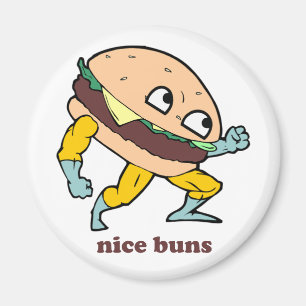 Nette Brötchen Magnet