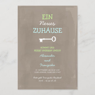 Nette Einweihty Einladung