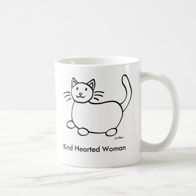 Nette Hearted Frauen-Kaffee-Tasse Kaffeetasse (Rechts)