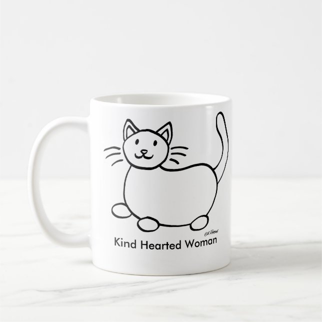 Nette Hearted Frauen-linkshändige Kaffee-Tasse Tasse (Links)