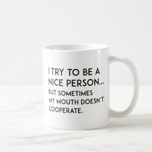 Nette Person Kaffeetasse