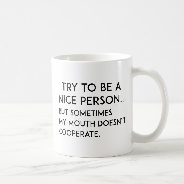 Nette Person Kaffeetasse (Rechts)