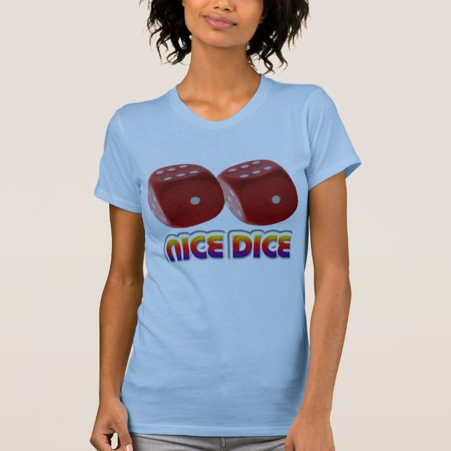 Nette Würfel T-Shirt (Vorderseite)