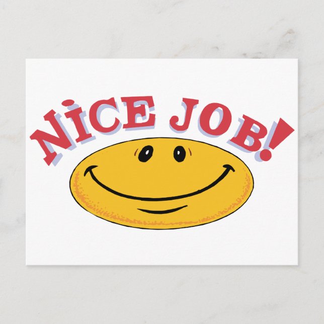 Netter Job! Postkarte (Vorderseite)