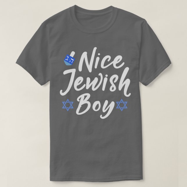 Netter Junge für hanukkah Bar Mitzvah oder yom ki T-Shirt (Design vorne)
