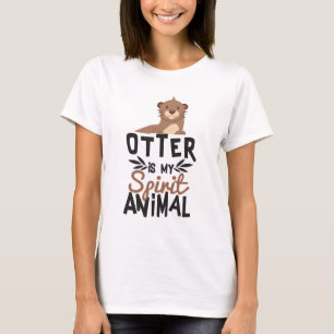 Netter Otter ist mein Geist-Tierdruck T-Shirt