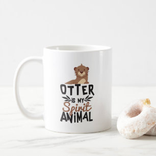 Netter Otter ist mein Geist-Tierdruck Tasse