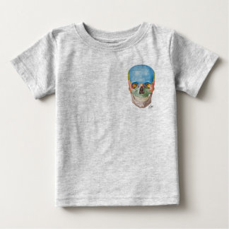 Netter-Schädel auf einem Baby einteilig T-shirt