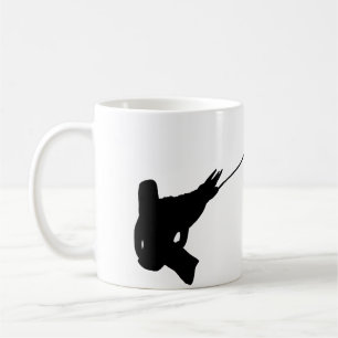 Netter Schuss! Jacksons Chameleon-Silhouette Kaffeetasse