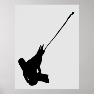 Netter Schuss! Jacksons Chameleon-Silhouette Poster