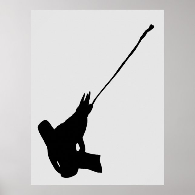 Netter Schuss! Jacksons Chameleon-Silhouette Poster (Vorne)