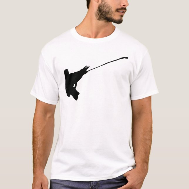 Netter Schuss! Jacksons Chameleon-Silhouette T-Shirt (Vorderseite)
