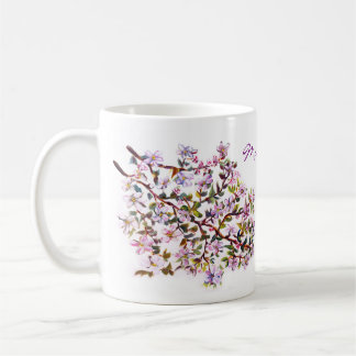 Nettes Apple blühen Blüten-Acrylmalerei Tasse
