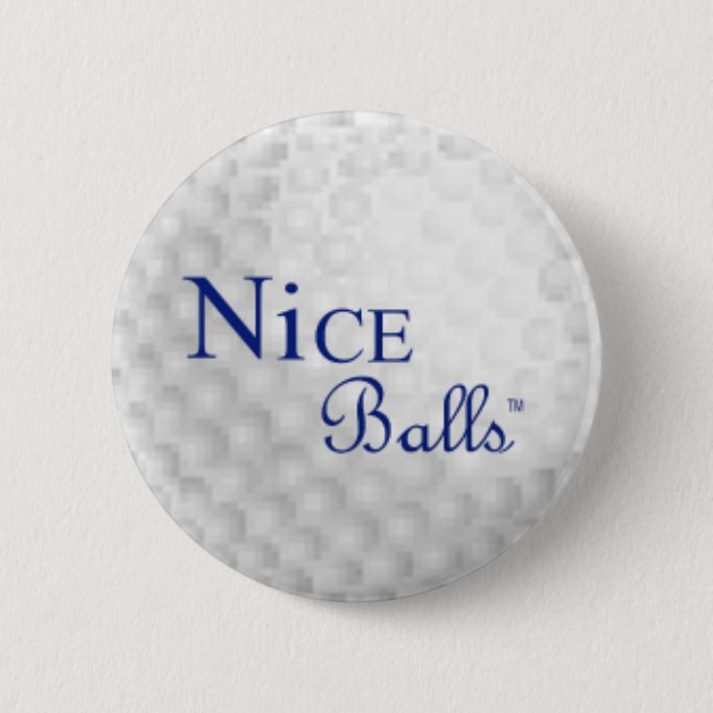 Nettes Ball-Button Button (Vorderseite)