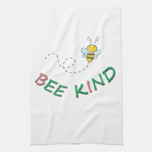 Nettes Bienen-Witziges Motivations-Positives Zitat Geschirrtuch