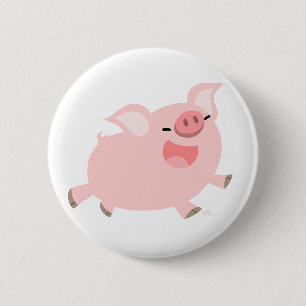 Nettes Cartoon-Schweinknopf-Abzeichen Button