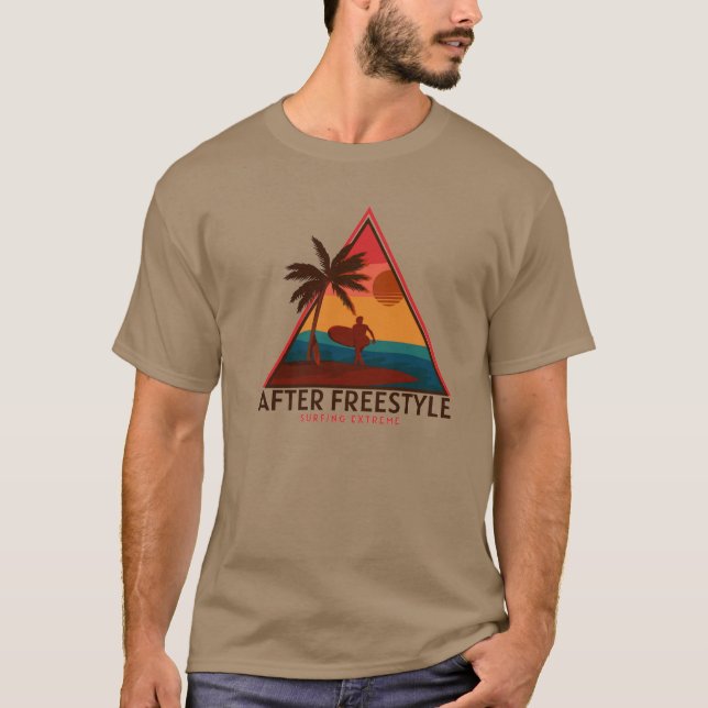 Nettes Design nach Freestyle Retro Silhouette T-Shirt (Vorderseite)
