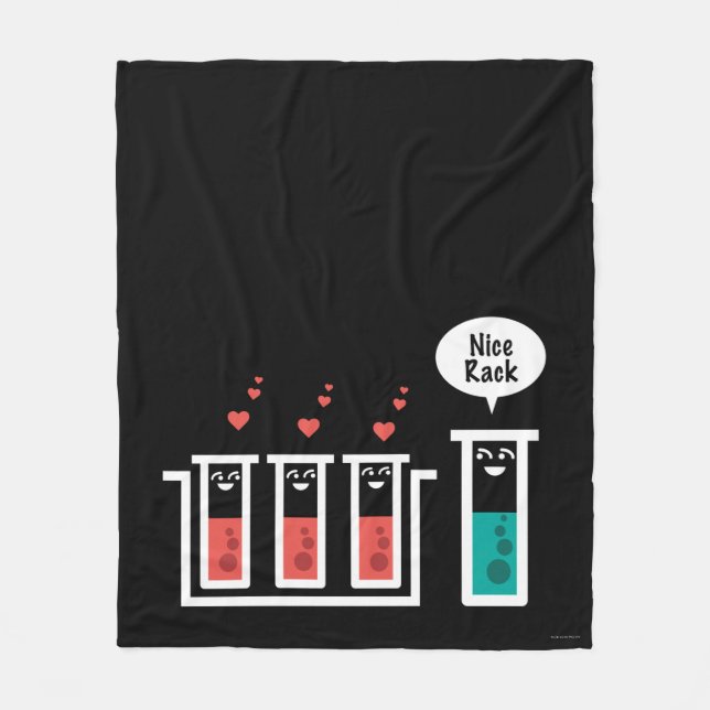 Nettes Gestell Fleecedecke (Vorderseite)