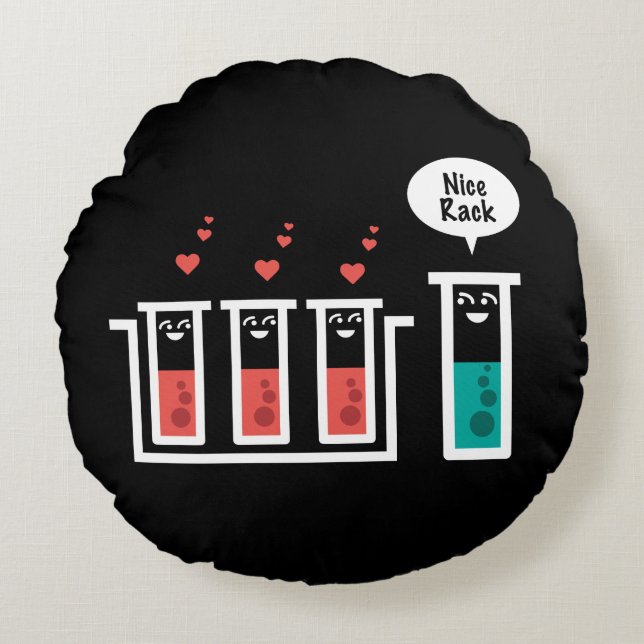 Nettes Gestell Rundes Kissen (Vorderseite)