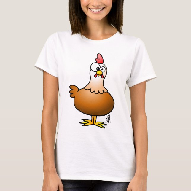 Nettes Huhn T-Shirt (Vorderseite)