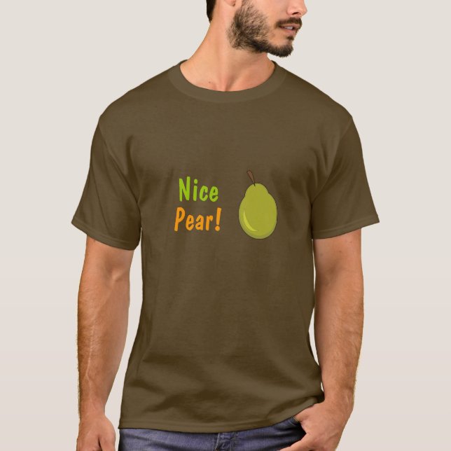 Nettes Pear! Fruchtdesign T-Shirt (Vorderseite)
