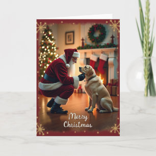 Nettes Tierkartenmotiv Weihnachten Karte