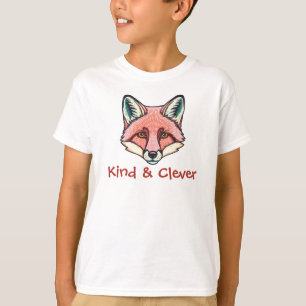 Nettes und cleveres Fuchs T-Shirt für Kinder zum A