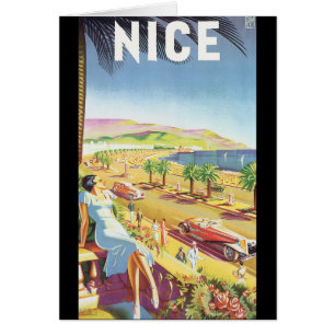 Nettes Vintages Reise-Plakat