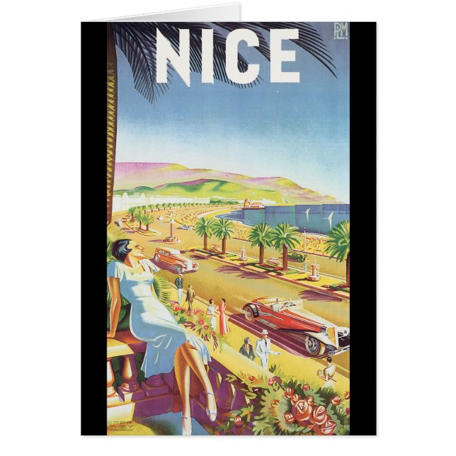 Nettes Vintages Reise-Plakat (Vorne)