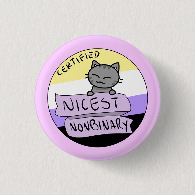 Nettestes Nonbinary Button (Vorderseite)